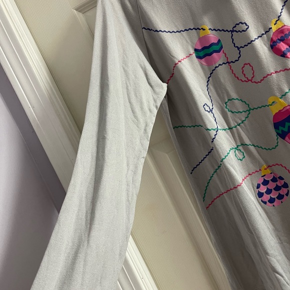 Long Sleeve woman’s Christmas Holiday top sz L new - Picture 8 of 9